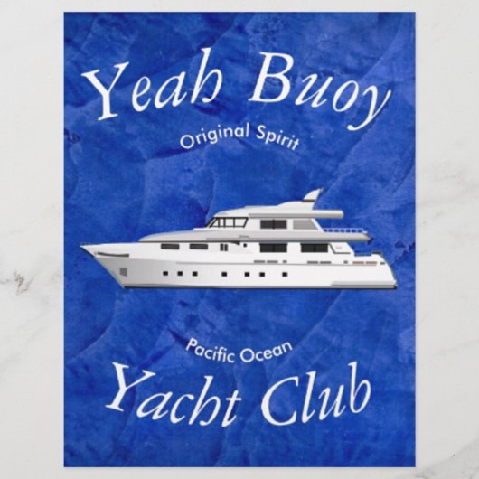 Yacht Club Yeah Buoy (Vorderseite)