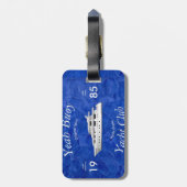 Yacht Club Yeah Buoy Gepäckanhänger (Rückseite vertikal)