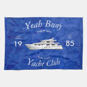 Yacht Club Yeah Buoy Geschirrtuch