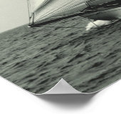 Yacht 'Columbia' 1901 Poster (Ecke)