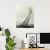 Yacht 'Columbia' 1901 Poster (Heimbüro)