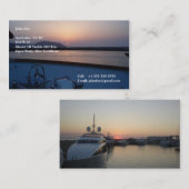 Yacht-Crew Visitenkarte (Vorne/Hinten)