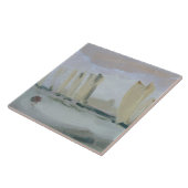 Yacht das Laufen auf dem Solent, vorher Fliese (Seite)