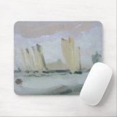 Yacht das Laufen auf dem Solent, vorher Mousepad (Mit Mouse)