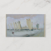 Yacht das Laufen auf dem Solent, vorher Visitenkarte (Rückseite)