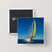 Yacht, die | Südaustralien segelt Button (Vorne & Hinten)