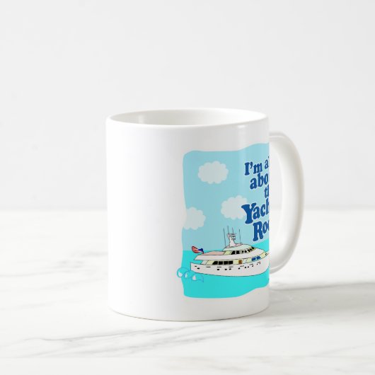 Yacht-Felsen Kaffeetasse (VorderseiteRechts)