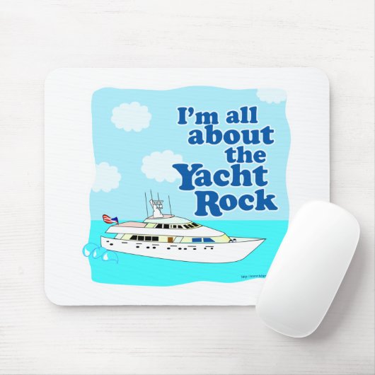 Yacht-Felsen Mousepad (Mit Mouse)