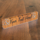 Yacht-Flaggen-Zeichen auf Seeteakholz-hölzernem Namensplakette (Seite)