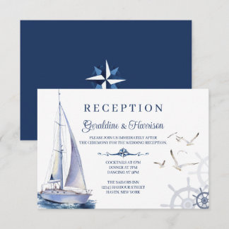 Yacht für Hochzeiten von Nautic Einladung