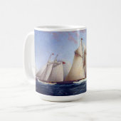 Yacht Julia, die Segelboot Buttersworth Tasse (Vorderseite Links)