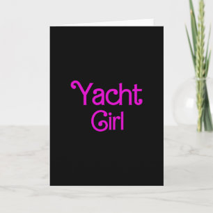 Yacht Mädchen Kreuzfahrt Yacht Party Segeln Cruisi Karte