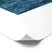 Yacht mit Flaggen Jersey Poster (Ecke)