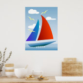 Yacht Poster (Küche)