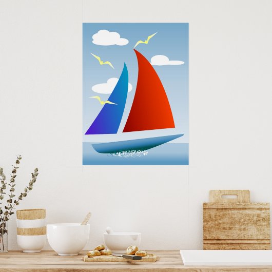 Yacht Poster (Küche)