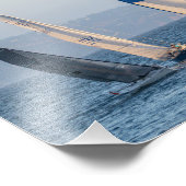 Yacht Race - Marina Del Rey, CA Fotodruck (Ecke)