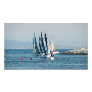Yacht Race - Marina Del Rey, CA Fotodruck