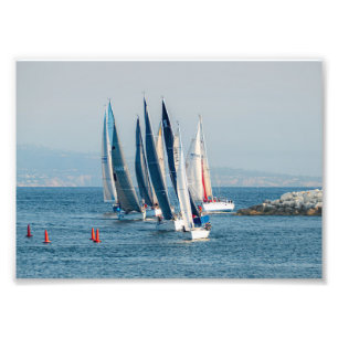 Yacht Race - Marina Del Rey, CA Fotodruck