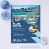 Yacht Rental Custom Editable Flyer (Einzeln)