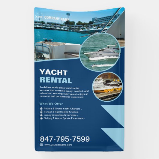 Yacht Rental Custom Editing Banner (Vertikal)