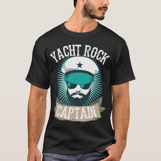 Yacht Rock Captain Music Boat Leader T-Shirt (Vorderseite)
