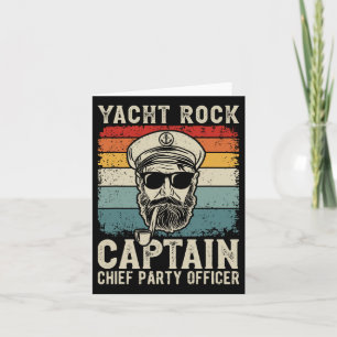 Yacht Rock Captain Pontoon Boot Party Sailor Boati Karte