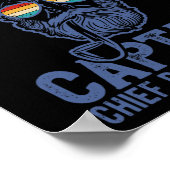 Yacht Rock Captain Pontoon Boot Party Sailor Boati Poster (Ecke)