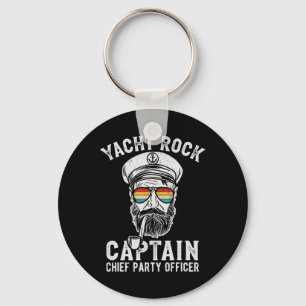 Yacht Rock Captain Pontoon Boot Party Sailor Boati Schlüsselanhänger