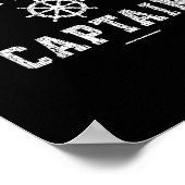 Yacht Rock Captain Poster (Ecke)