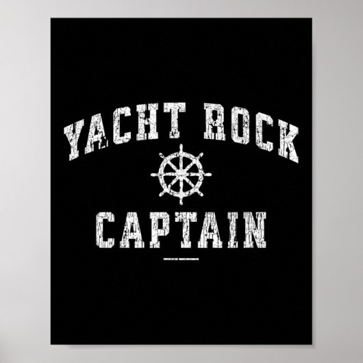 Yacht Rock Captain Poster (Vorne)