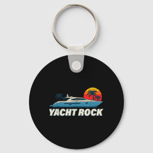 Yacht Rock Retro Vintage 70er 80er Musik Trinken Schlüsselanhänger