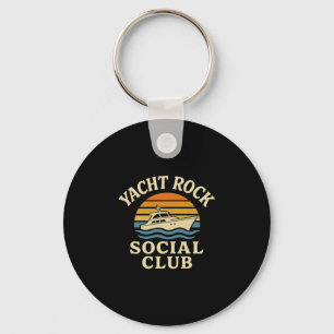Yacht-Rock-Sozialclub für Männer - Soft-Rock-Musik Schlüsselanhänger