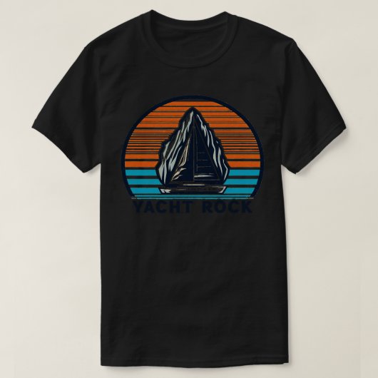 Yacht Rock Vintages Design T-Shirt (Design vorne)