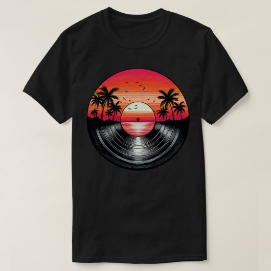 Yacht Rock Vinyl Record T-Shirt (Design vorne)