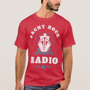 YACHT ROCK WEISSE BUCHSTABEN T-Shirt