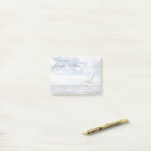 Yacht-Segeln in der hohen See Post-it Klebezettel (Auf Schreibtisch)