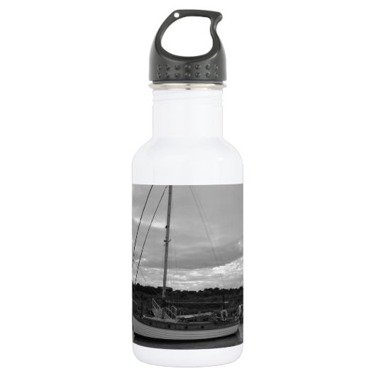 Yacht Thruppence Edelstahlflasche (Vorderseite)