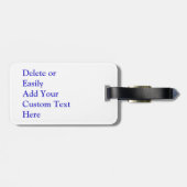 Yachtanker Gepäckanhänger (Rückseite horizontal)