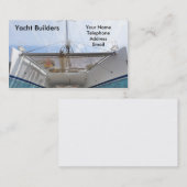 Yachtbauer und Bootsverleih Visitenkarte (Vorne/Hinten)