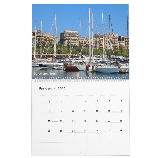 Yachten 2026 Kalender (Feb 2026)