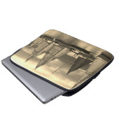 Yachten in Rothesay Bay, Schottland. Laptopschutzhülle (Vorne Knopf)