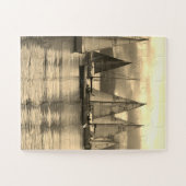 Yachten in Rothesay Bay, Schottland. Puzzle (Horizontal)