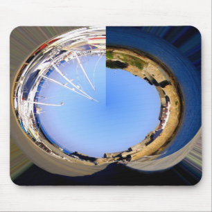 Yachten, Land- und Seekunst Mousepad