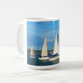 Yachten segeln, Jersey Kaffeetasse (Vorderseite Links)