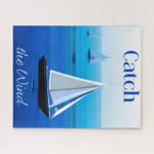 Yachten unter Segeln, Windfang Puzzle (Horizontal)