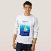 Yachten unter Segeln, Windfang Sweatshirt (Vorne ganz)