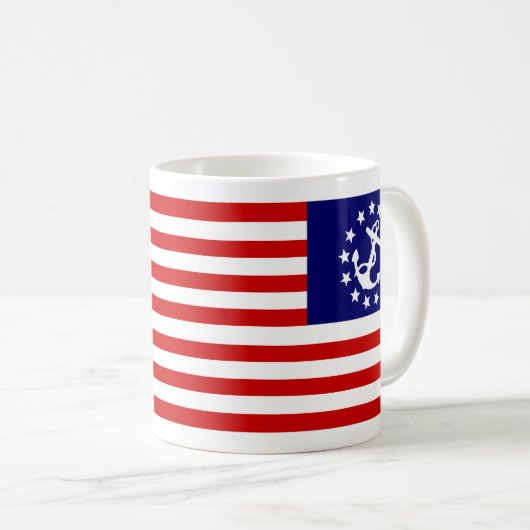 YachtEnsign Kaffeetasse (VorderseiteRechts)