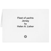 Yachtflotte (Rückseite Horizontal)