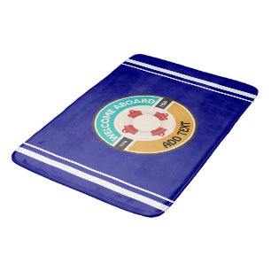 Yachthafen der Blue Marine Nautical Anchor Badematte