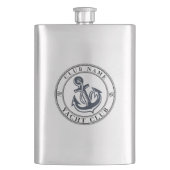 Yachthafen der Blue Marine Nautical Anchor Flachmann (Vorderseite)